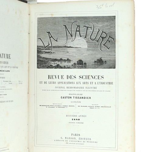Tomo 1 semestre - La Nature - 1880