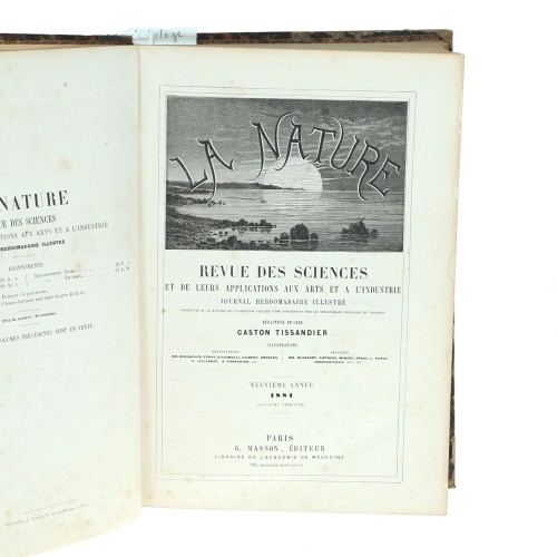 Tomo 2 semestre - La Nature - 1881