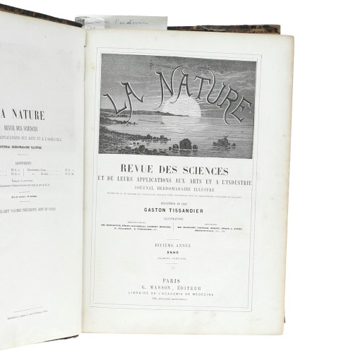 Tomo 1 semestre - La Nature - 1882
