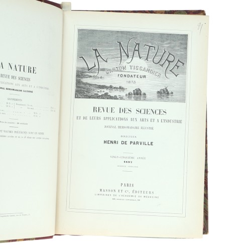 Tomo 1 - La Nature - 1897