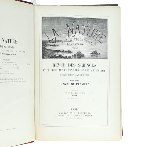 Tomo 1 - La Nature - 1900