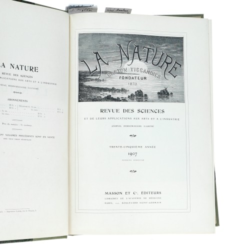 Tomo 1 - La Nature - 1907