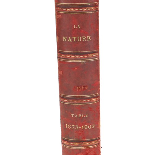 Tomo Indice - La Nature - Table des Matieres 1873-1902