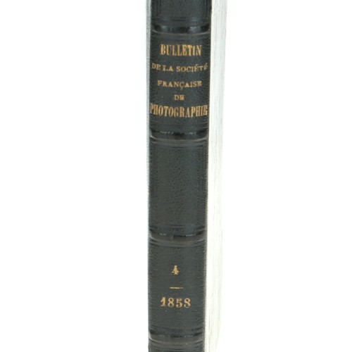 Tomo 4 - Bulletin de la Société Française de Photographie - 1858