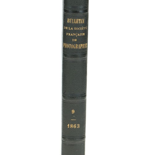 Tomo 9 - Bulletin de la Société Française de Photographie - 1863