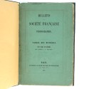 Tomo indice - Bulletin de la Société Française de Photographie - 1855-1864
