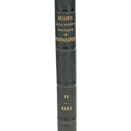 Tomo 11 - Bulletin de la Société Française de Photographie - 1865