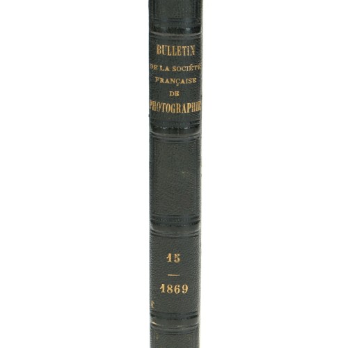 Tomo 15 - Bulletin de la Société Française de Photographie - 1869