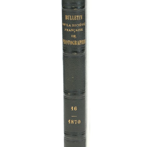 Tomo 16 - Bulletin de la Société Française de Photographie - 1870
