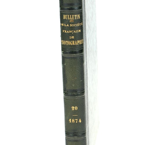 Tomo 20 - Bulletin de la Société Française de Photographie - 1874