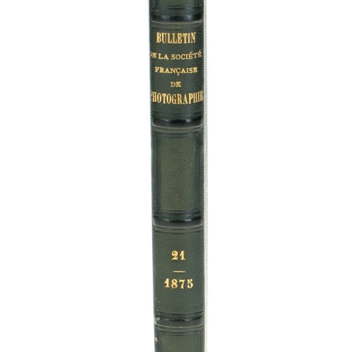 Tomo 21 - Bulletin de la Société Française de Photographie - 1875