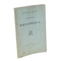 Catalogo bibliotheque e indice - Bulletin de la Société Française de Photographie - 1896