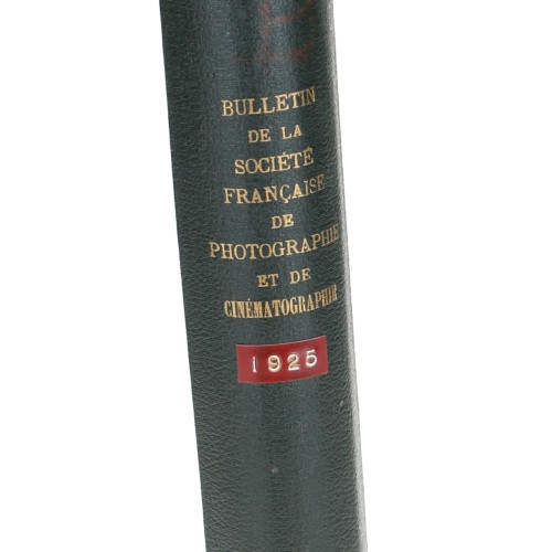 Tomo XII - Bulletin de la Société Française de Photographie et de Cinematographe- 1925