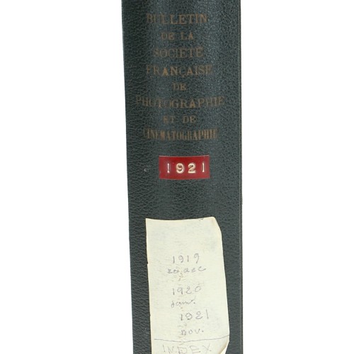 Tomo - Bulletin de la Société Française de Photographie et de Cinematographe- 1921