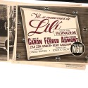 Sobre de distribución y fotocromo de título para el estreno de la película "Lilí" (1953)