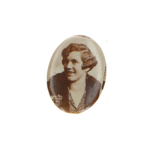 Medallón colgante ovalado