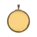 Medallón colgante ovalado