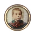 Medallón colgante ovalado