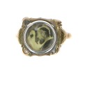 Broche de solapa circular