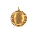 Medallón colgante ovalado de bisagra (guardapelo)