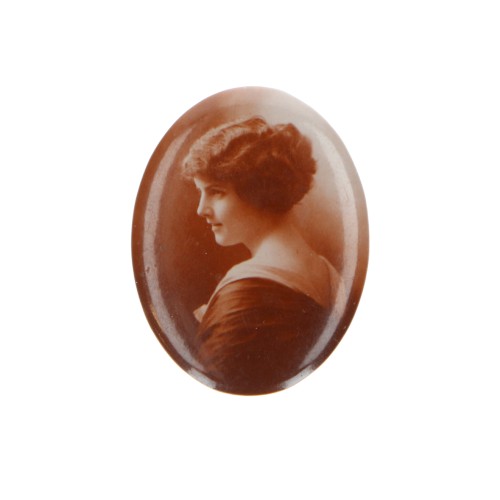 Broche de solapa o medallón decorativo