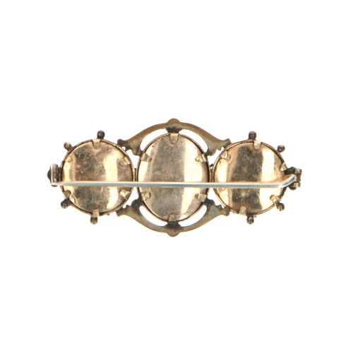 Medallón-broche de galería decorativa