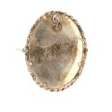 Broche-colgante fotográfico ovalado (Locket brooch)