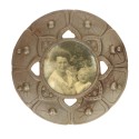 Broche o hebilla de cinturón de tipo "memorial" o decorativo con fotografía integrada