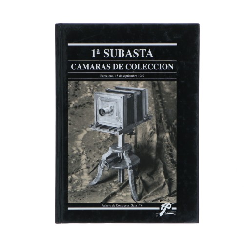 Libro 1ª subasta cámaras de colección septiembre 1989 Barcelona (Español)