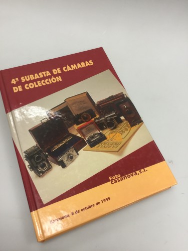 Libro 4ª subasta de cámaras de colección Foto Casanova, SL octubre 1995 (Español)