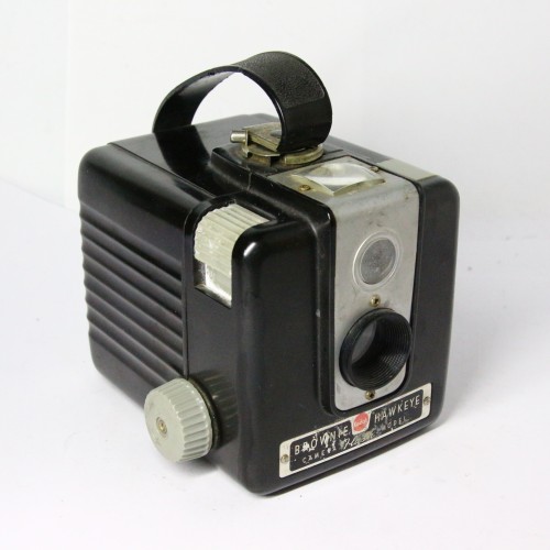 Cámara cajón Kodak Brownie Hawkeye Flash Model 6x6cm