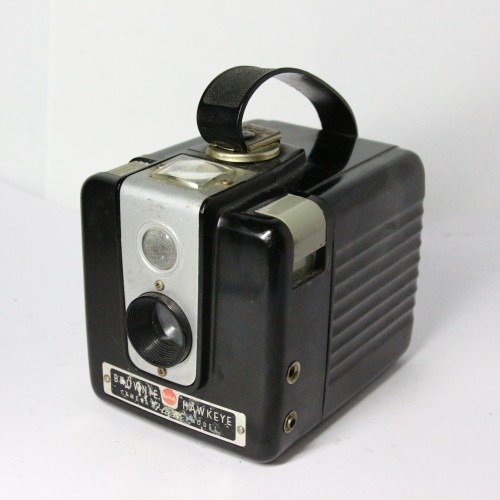 Cámara cajón Kodak Brownie Hawkeye Flash Model 6x6cm