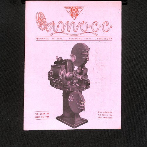 A.M.O.C.C. (Revista de la Asociación Mutual de Operadores de Cine de Cataluña)