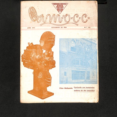 A.M.O.C.C. (Revista de la Asociación Mutual de Operadores de Cine de Cataluña) Cine Bohemio
