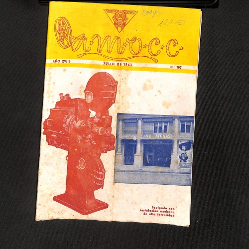 A.M.O.C.C. (Revista de la Asociación Mutual de Operadores de Cine de Cataluña) Cine Atenas