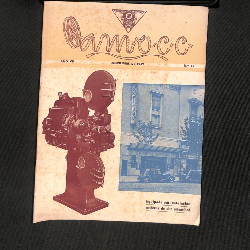 A.M.O.C.C. (Revista de la Asociación Mutual de Operadores de Cine de Cataluña) La reina de África