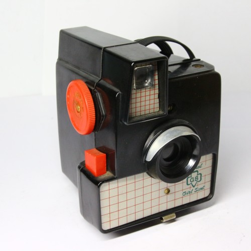 Cámara cajón Herbert George Teddy Camera Officla Girl Scout 6x6cm
