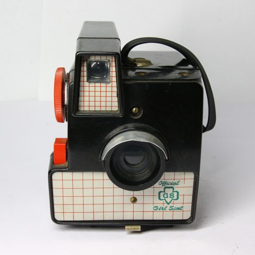 Cámara cajón Herbert George Teddy Camera Officla Girl Scout 6x6cm