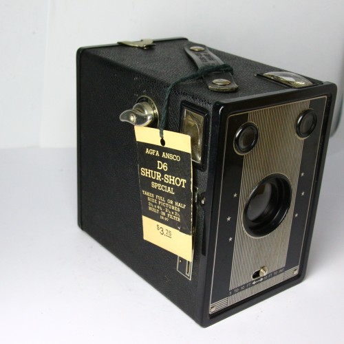 Cámara cajón Agfa-Ansco Shur Shot Special D-6 6,5x11cm 5,5x6,5cm