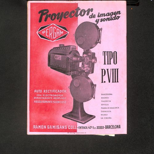 Revista Amocc (Órgano de la Asociación Mutual de Operadores de Cine de Cataluña)