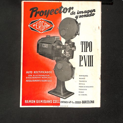 Revista Amocc (Órgano de la Asociación Mutual de Operadores de Cine de Cataluña)