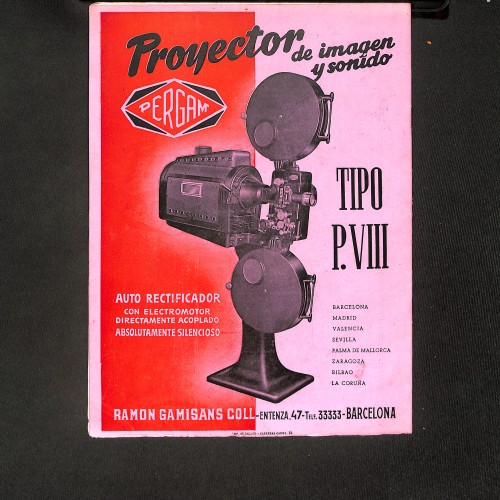 Revista Amocc (Órgano de la Asociación Mutual de Operadores de Cine de Cataluña)