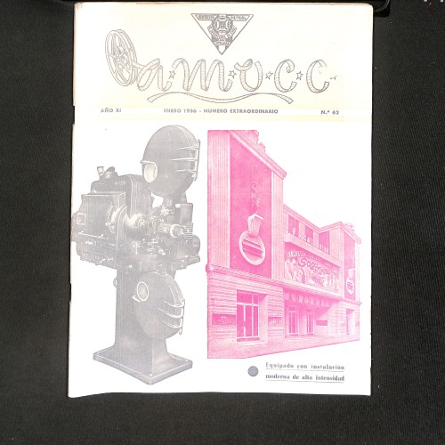 Revista A.M.O.C.C. (Asociación Mutual de Operadores de Cine de Cataluña), N.º 62.
