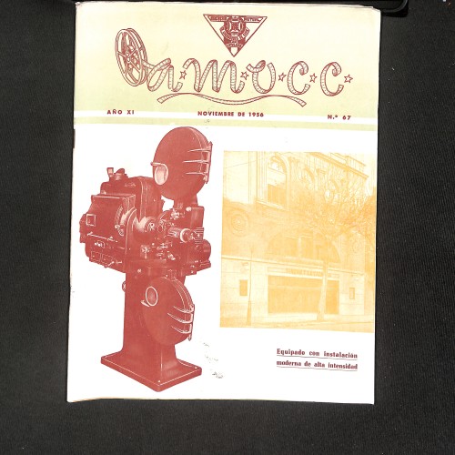 Revista A.M.O.C.C. (Asociación Mutual de Operadores de Cine de Cataluña), N.º 67.