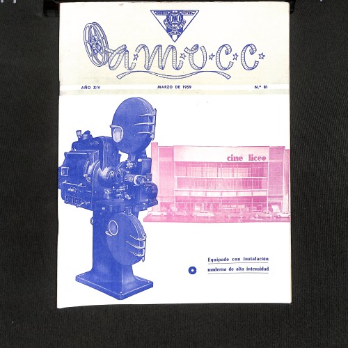 Revista A.M.O.C.C. (Asociación Mutual de Operadores de Cine de Cataluña), N.º 81.