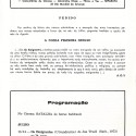 Folleto de mano de la 931.ª Sesión: "Os Pássaros" (The Birds)