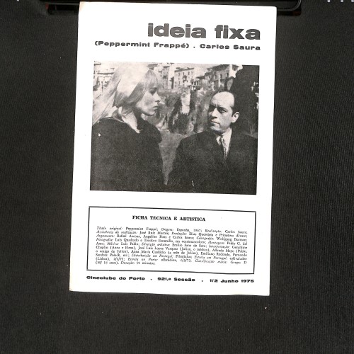 Folleto de mano de la 921.ª Sesión: "Ideia Fixa" (Peppermint Frappé)