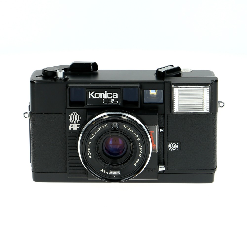 Random Camera Blog: The world's first auto-focus camera - Konica C35 AF