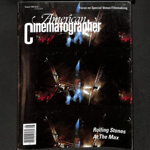 American Cinematographer (Los Rolling Stones en The Max / Filmación en un lugar especial)