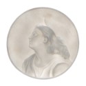 Litofania redonda - Retrato mujer